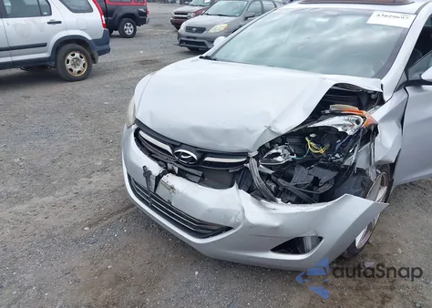 2013 Hyundai Elantra Limited из США, поврежденный, VIN KMHDH4AE7DU541780
